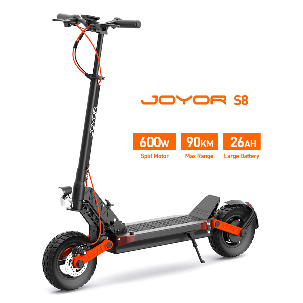 Joyor S8 Electric Scooter – 600W Motors, 90km Range, Dual Suspension, Hydraulic Disc Brakes